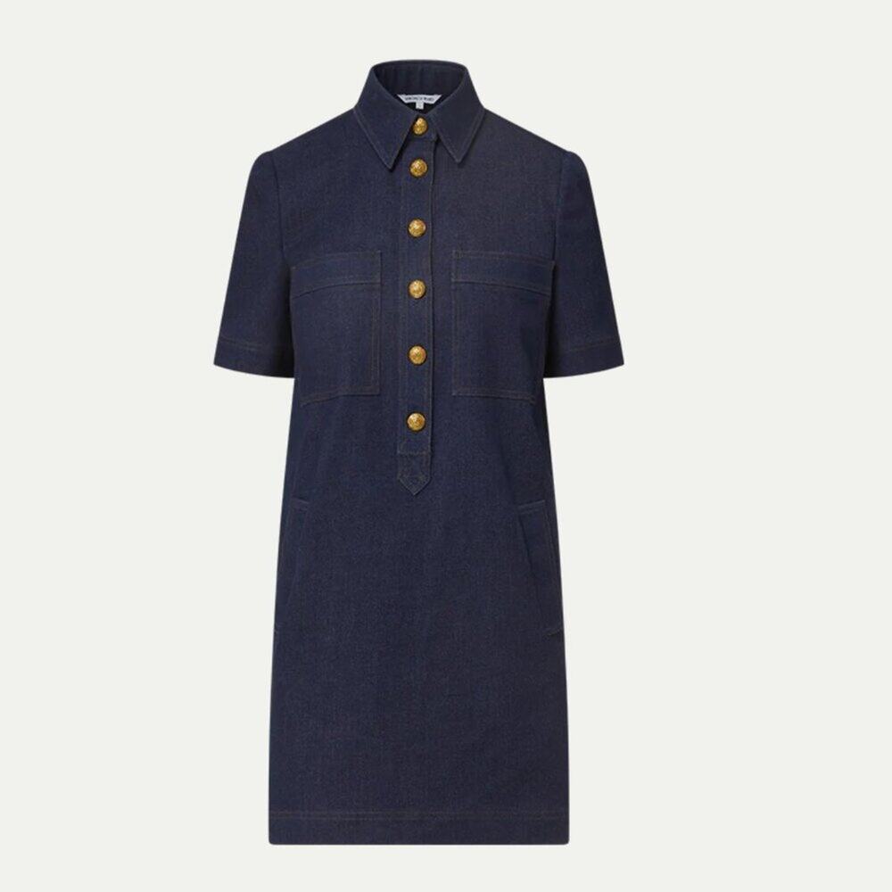 VERONICA BEARD Koulis Denim Dress US 10 - Picture 4 of 9